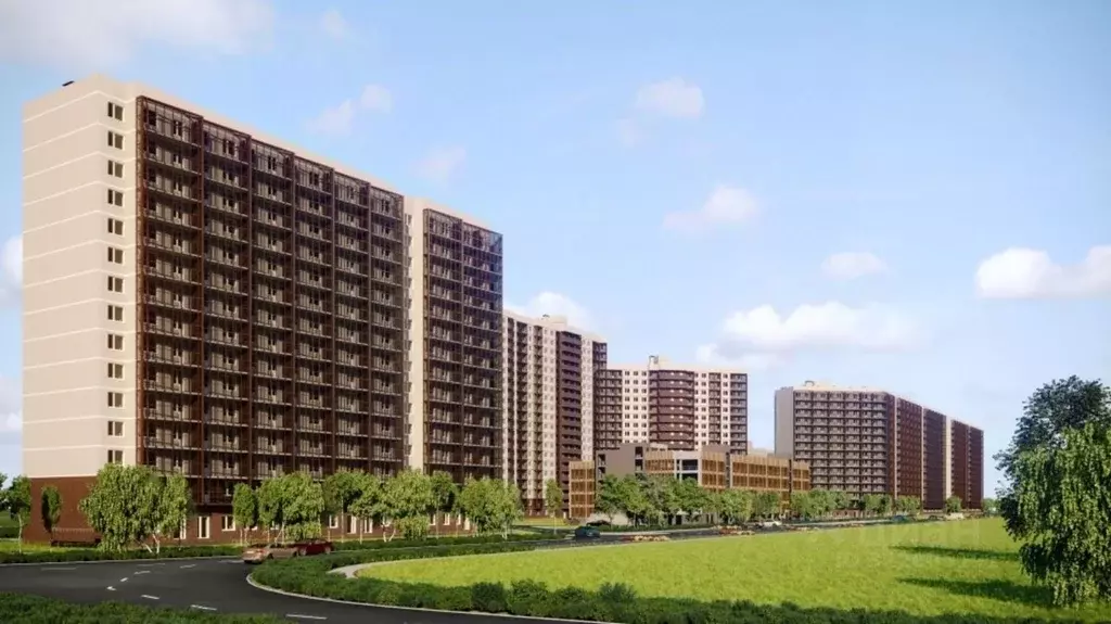 2-к кв. Ленинградская область, Всеволожский район, пос. Бугры ул. ... - Фото 2