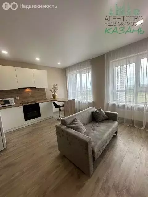 Квартира-студия: Казань, улица Братьев Батталовых, 20Ак2 (34 м) - Фото 1