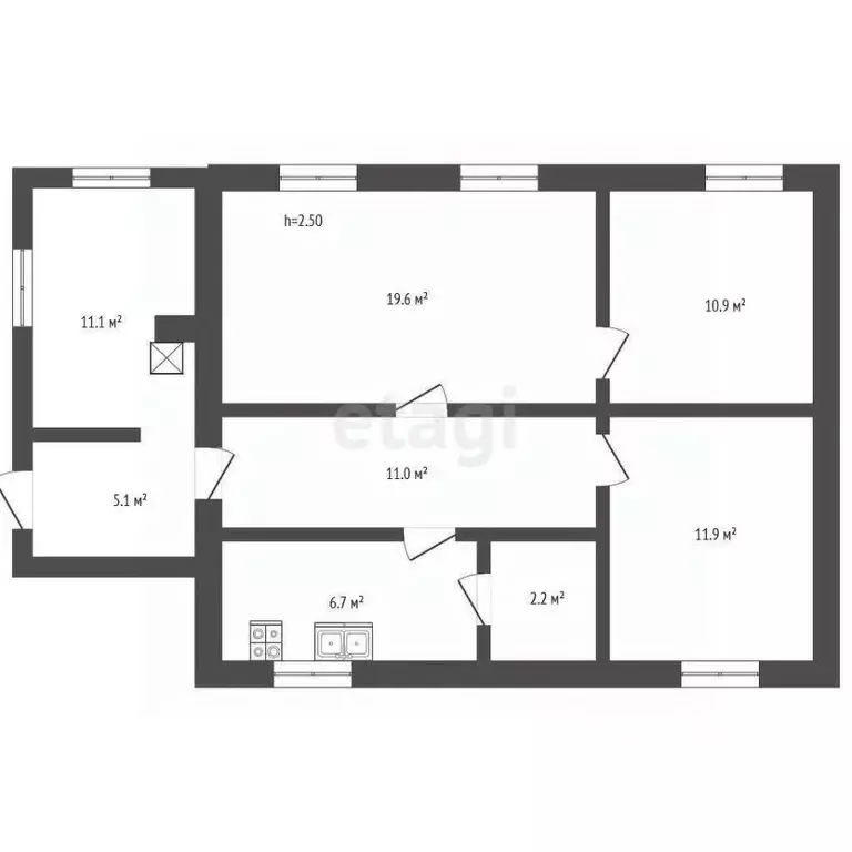 Дом в Саратовская область, Романовское муниципальное образование, пос. ... - Фото 1