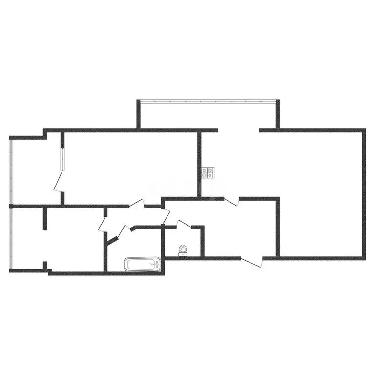 3-комнатная квартира: Черкесск, проспект Ленина, 9А (94.6 м) - Фото 1