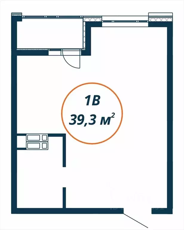 Студия Приморский край, Находка  (39.3 м) - Фото 2