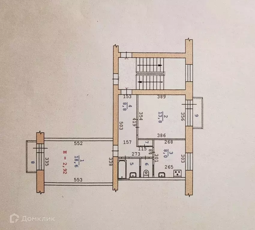 Продаётся 2-к квартира, 54 м - Фото 0