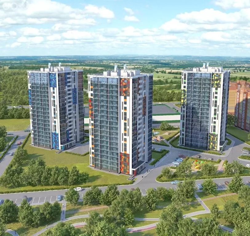 2-комнатная квартира: Зеленодольск, проспект Строителей, 12 (63 м) - Фото 1