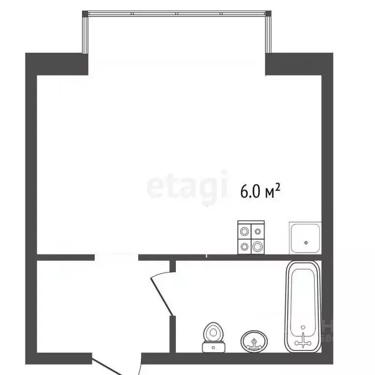 Студия Калининградская область, Гурьевский муниципальный округ, пос. ... - Фото 2