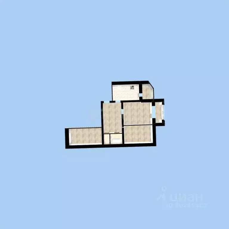 3-к кв. Башкортостан, Уфа ул. Малая Лесозаводская, 2/1 (73.1 м) - Фото 2