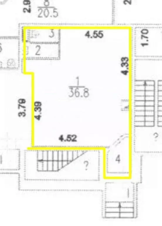 Помещение свободного назначения в Москва Челюскинская ул., 11 (43 м) - Фото 2