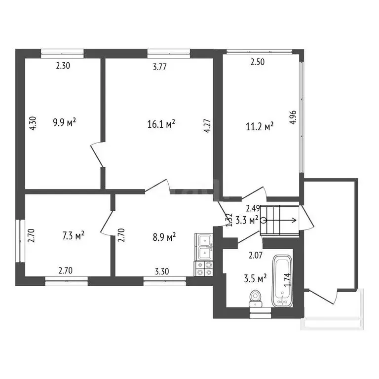 Дом в Кострома, Дачная улица (60.2 м) - Фото 1