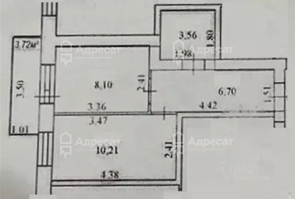 1-к кв. Волгоградская область, Краснослободск Среднеахтубинский район, ... - Фото 2