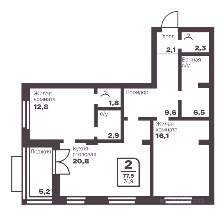 2-к кв. Челябинская область, Магнитогорск Голос Притяжение жилой ... - Фото 1