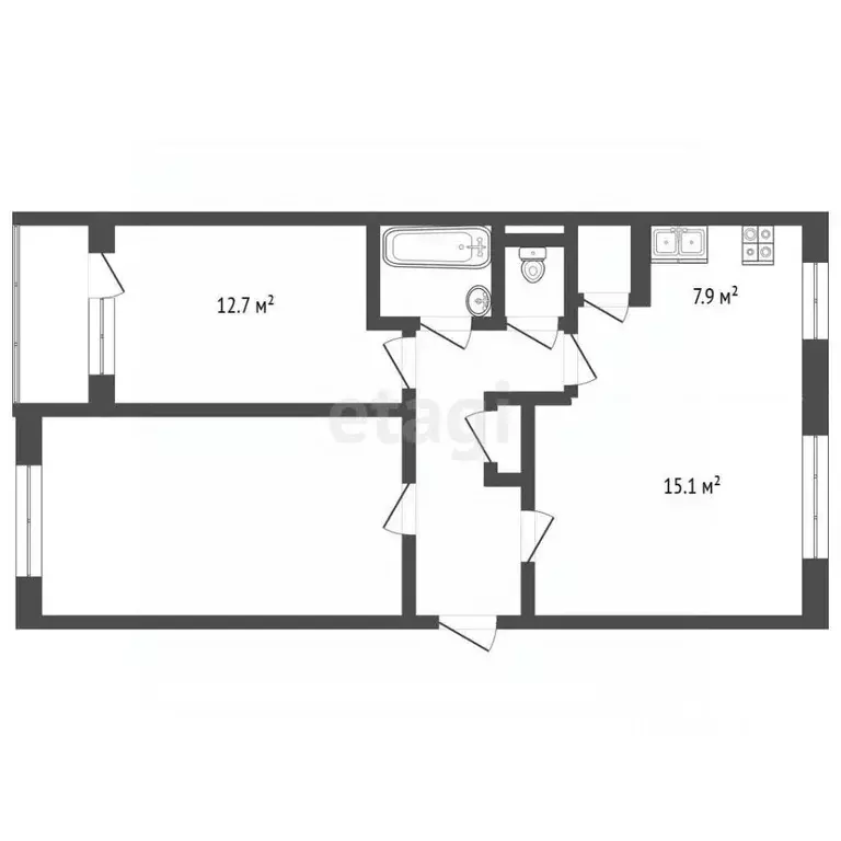 2-к кв. Вологодская область, Вологда Фрязиновская ул., 26А (66.7 м) - Фото 0