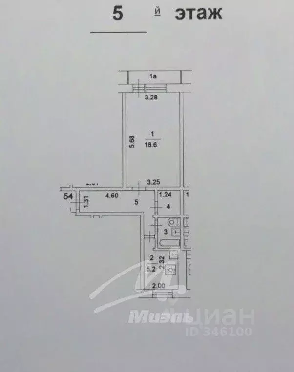 1-к кв. Москва 2-я Пугачевская ул., 8К4 (35.0 м) - Фото 1