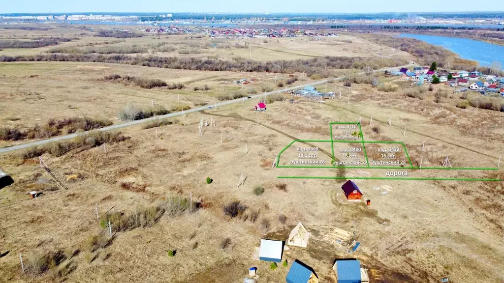 Участок в Томская область, Томский район, ДНП Эуштинский мкр 26 (18.0 ... - Фото 1