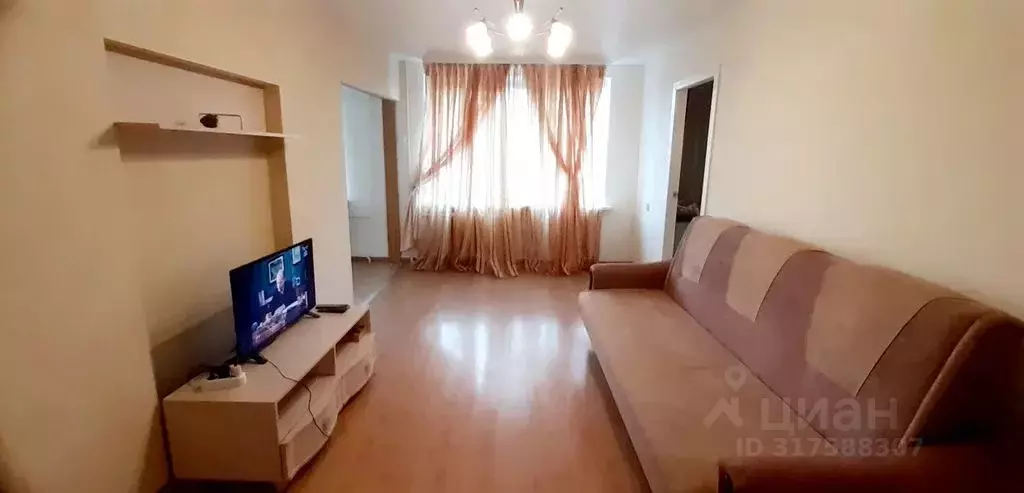2-к кв. Карелия, Петрозаводск ул. Маршала Мерецкова, 5 (46.0 м) - Фото 1