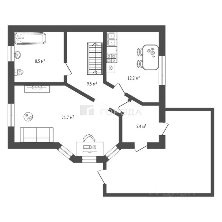 Дом в Новосибирская область, Новосибирск Черемушная ул., 15 (123 м) - Фото 1