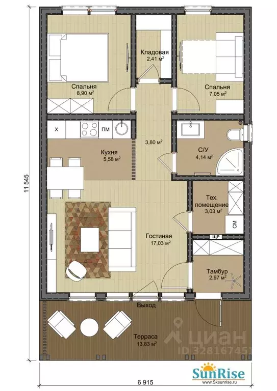 Дом в Московская область, Богородский городской округ, д. Щекавцево ... - Фото 2