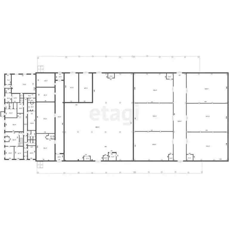 Склад в Владимирская область, Меленки Пролетарский пер., 37Б (3681 м) - Фото 1