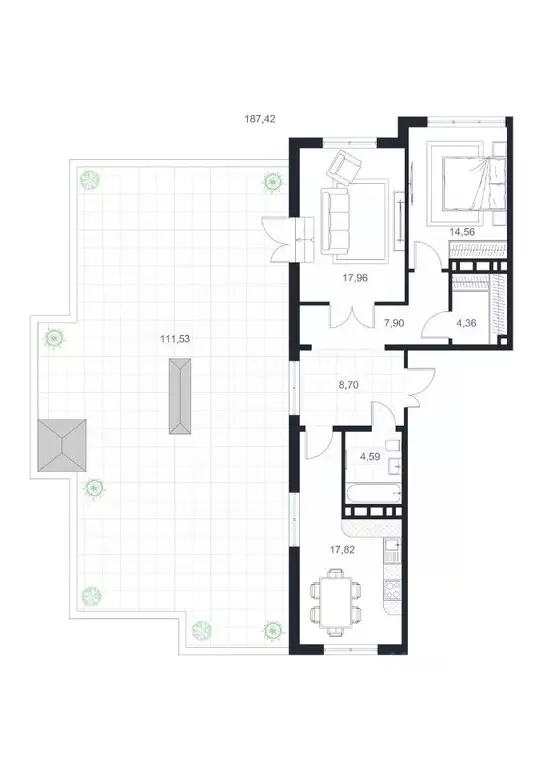 1-к кв. Дагестан, Каспийск просп. Акулиничева (187.42 м) - Фото 1