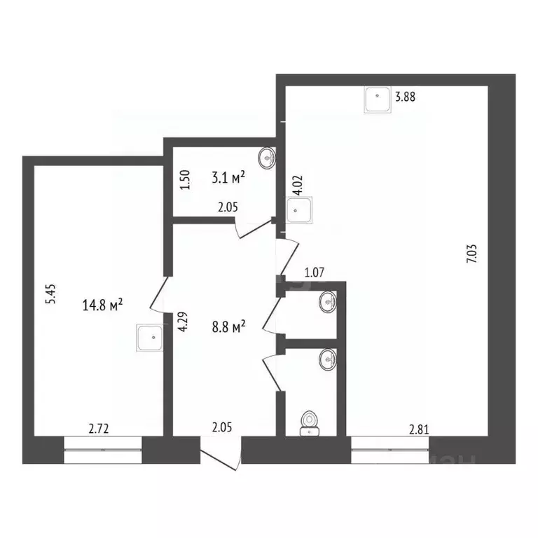 Помещение свободного назначения в Тюменская область, Тюмень ул. ... - Фото 1