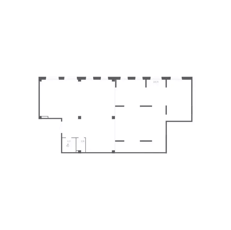 Помещение свободного назначения (254.65 м) - Фото 1