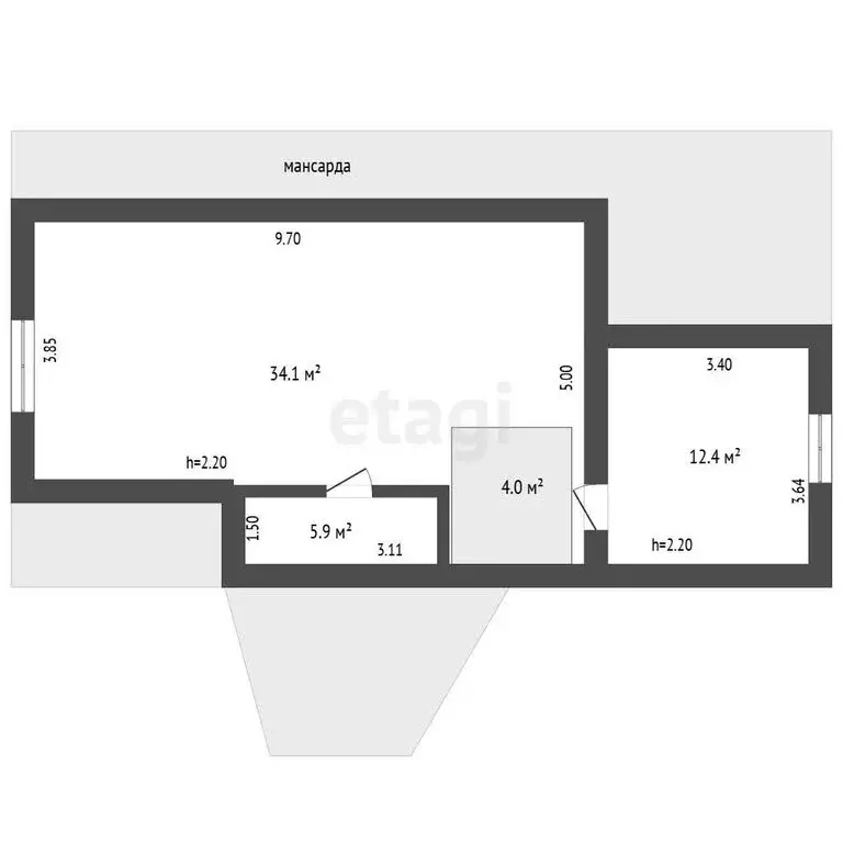 Дом в Омская область, рабочий посёлок Марьяновка, улица Труда (288 м) - Фото 1