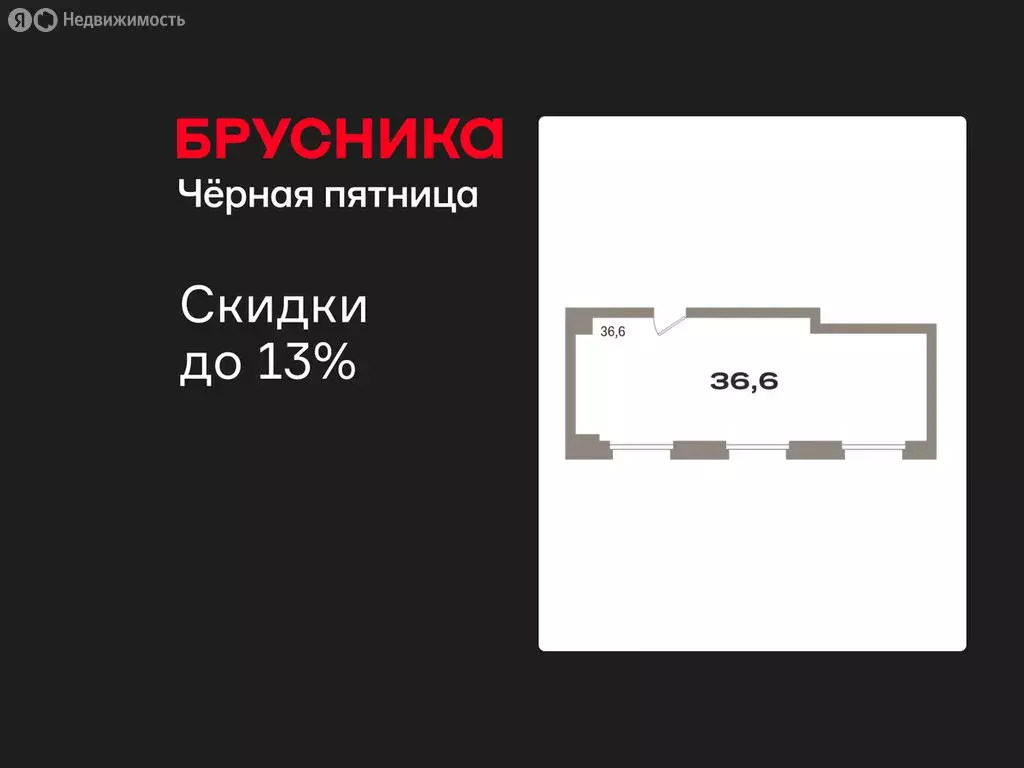 Помещение свободного назначения (36.6 м) - Фото 1