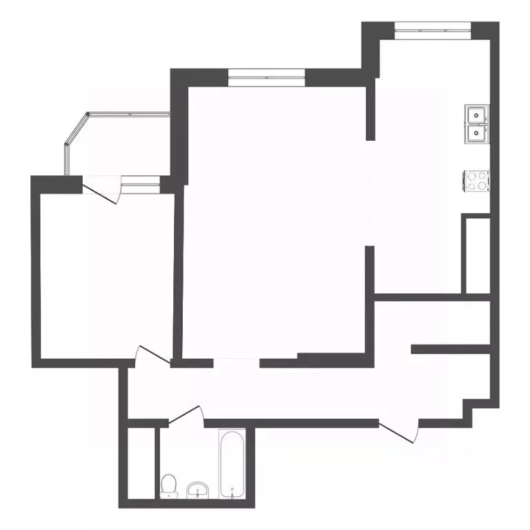 2-к кв. Тюменская область, Тюмень ул. Максима Горького, 68 (86.6 м) - Фото 1