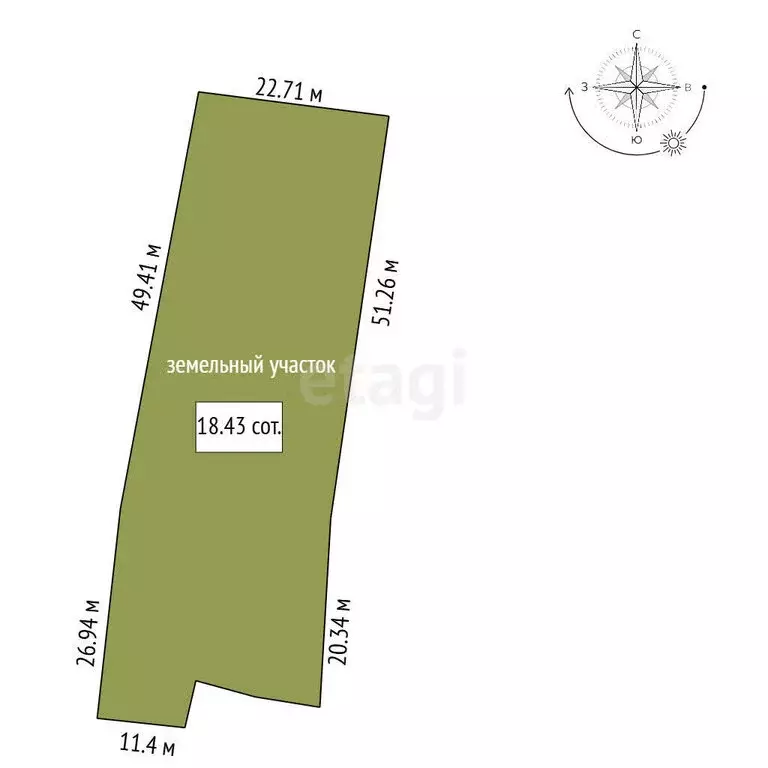 Дом в посёлок Новоселезнево, Интернациональный переулок (48.9 м) - Фото 2