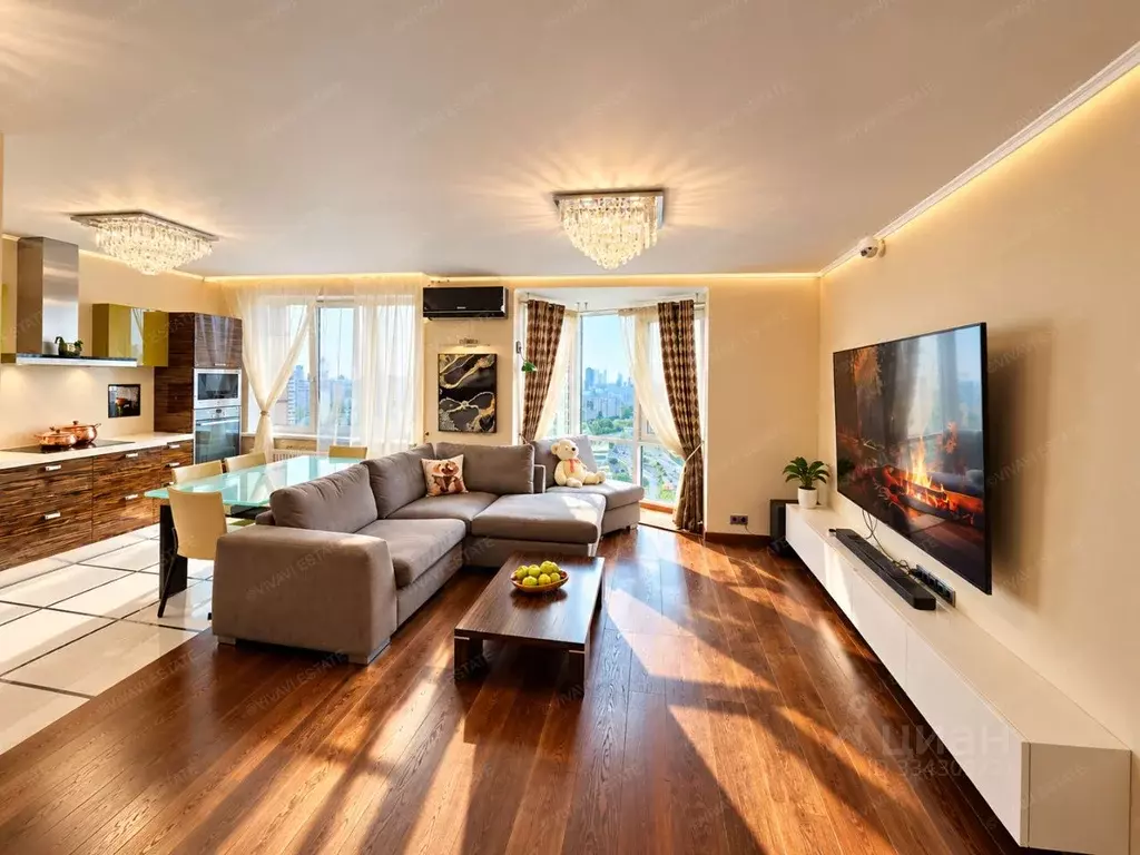 2-к кв. Москва Хорошевское ш., 16к2 (80.5 м) - Фото 1