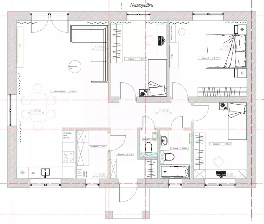 Дом в Калужская область, Перемышльский район, Большие Козлы с/пос, ... - Фото 2