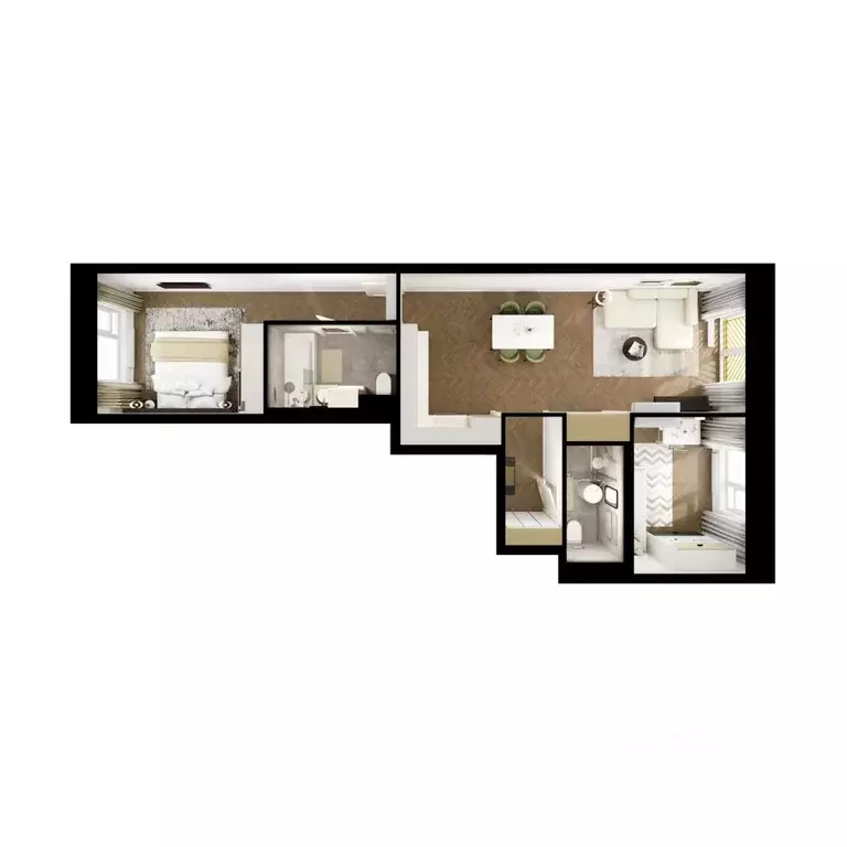 2-к кв. Бурятия, Улан-Удэ ул. Шмидта, 37А (57.1 м) - Фото 1