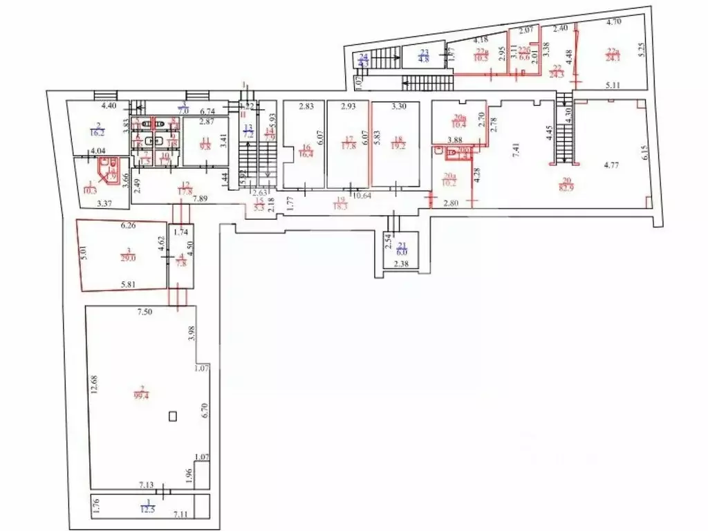 Помещение свободного назначения в Москва Большой Каретный пер., 20С3 ... - Фото 2