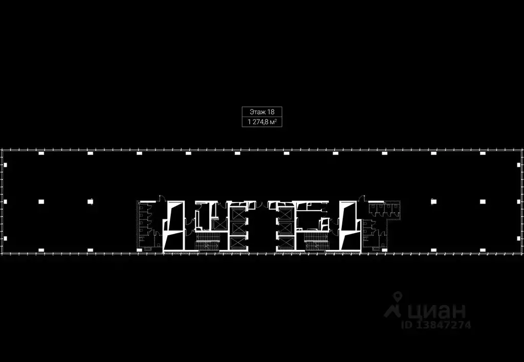 Офис в Москва наб. Пресненская, 6с2 (1275 м) - Фото 1