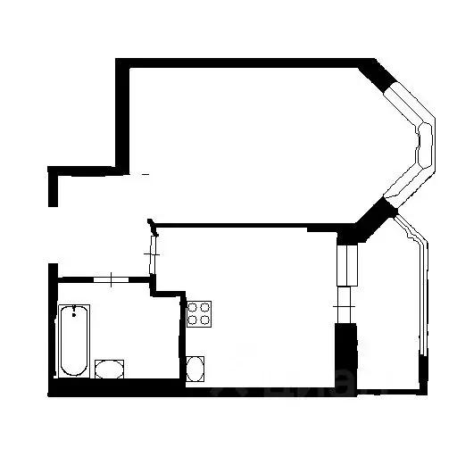 1-к кв. Санкт-Петербург просп. Ветеранов, 173к7 (33.0 м) - Фото 2