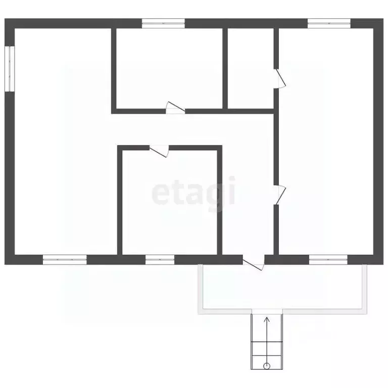 Дом, 100 м - Фото 1