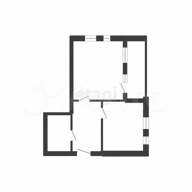 1-к. квартира, 34,8 м, 1/4 эт. - Фото 0