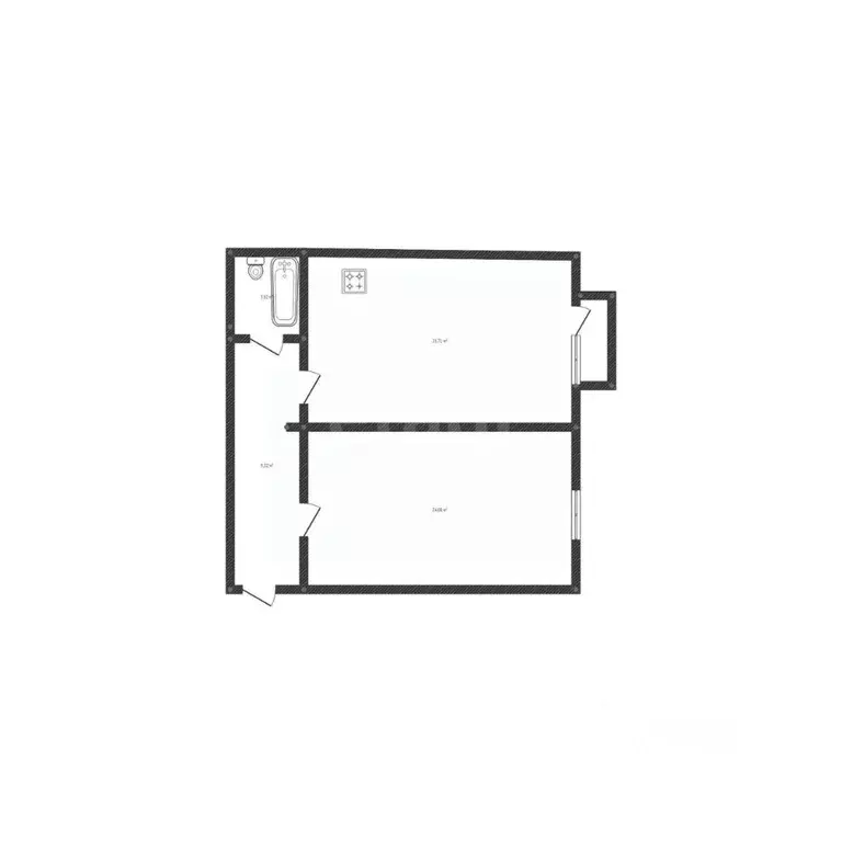 1-к кв. Иркутская область, Ангарск ул. Коминтерна, 18А (39.0 м) - Фото 2