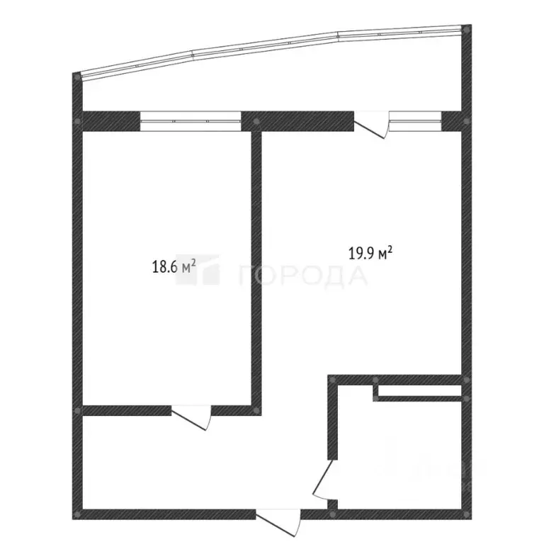 1-к кв. Кемеровская область, Новокузнецк ул. Тольятти, 9Б (53.5 м) - Фото 2