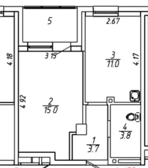 Продаётся 1-к квартира, 35.6 м - Фото 0