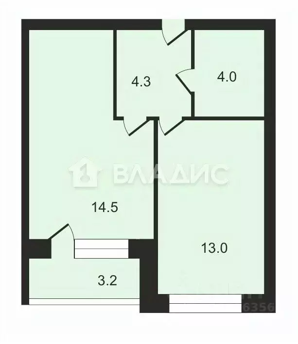 1-к кв. Владимирская область, Суздаль Советская ул., 61 (37.2 м) - Фото 0