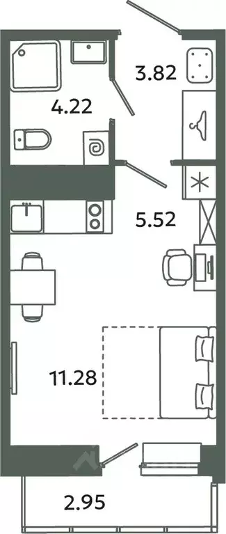 Студия Ленинградская область, Ломоносовский район, Аннинское городское ... - Фото 1