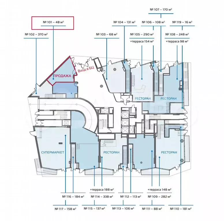 Продам помещение свободного назначения, 48.3 м - Фото 1