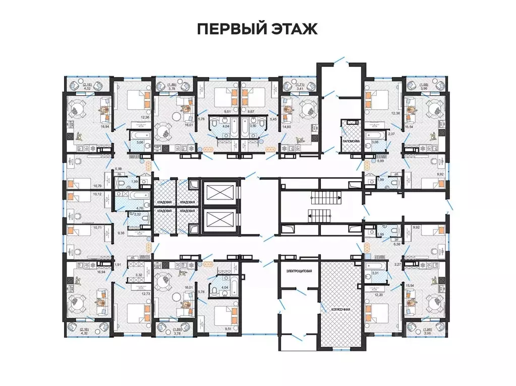 3-к кв. Ульяновская область, Ульяновск Новый Город мкр, Оригами жилой ... - Фото 1