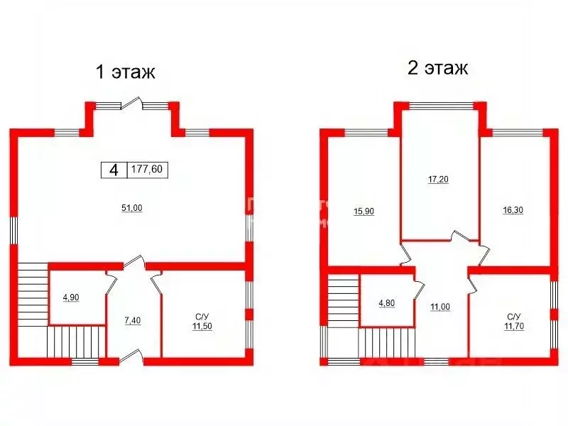 Коттедж в Ленинградская область, Ломоносовский район, Аннинское ... - Фото 2