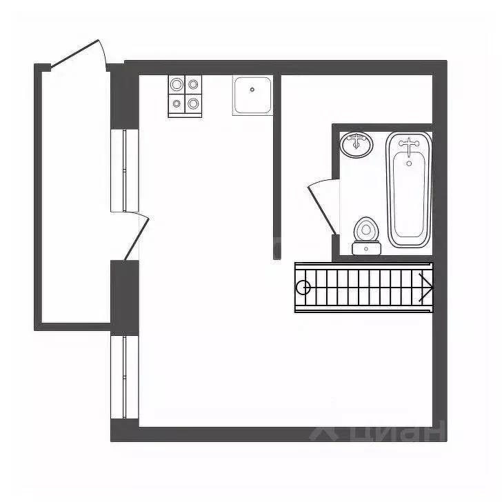 3-к кв. Тульская область, Тула Первомайская ул., 32А (137.8 м) - Фото 1
