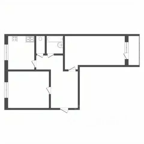 2-к кв. Тюменская область, Тюмень ул. Достоевского, 9 (63.5 м) - Фото 2
