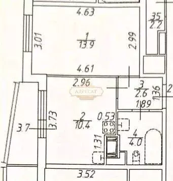 Квартира, 1 комната, 33 м - Фото 1