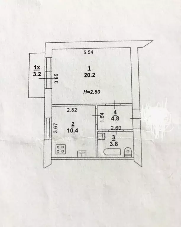 1-к кв. Ростовская область, Ростов-на-Дону просп. 40-летия Победы, ... - Фото 2