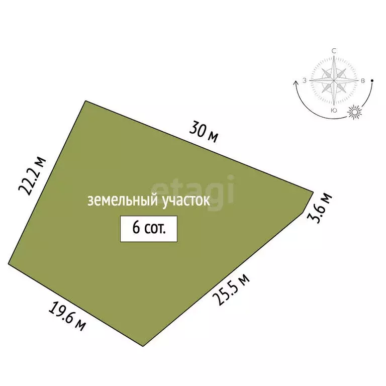 Участок в Перовское сельское поселение, ТСН Лесное (6 м) - Фото 1