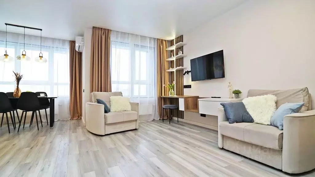 1-к кв. Татарстан, Казань ул. Братьев Батталовых, 20А (38.0 м) - Фото 0