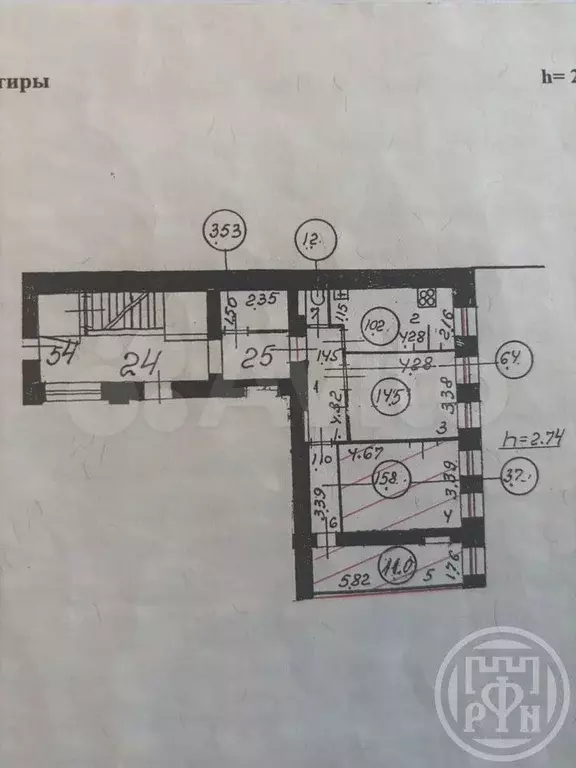 3-к. квартира, 63 м, 5/5 эт. - Фото 0